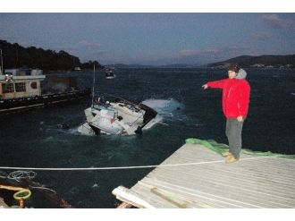 1.5 milyon TL’lik lüks yat battı