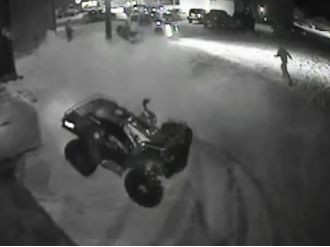 Çılgın ATV ortalığı coşturdu