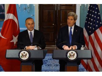 Çavuşoğlu, Kerry ile görüştü