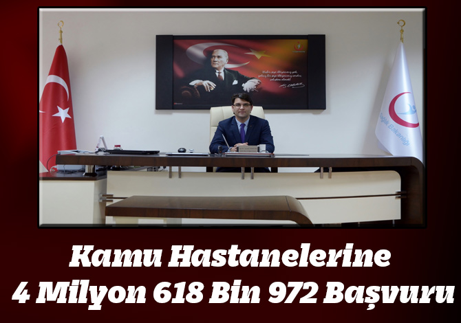 Kamu Hastanelerine 4 Milyon 618 Bin 972 Başvuru