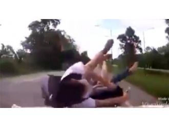 Öğrencilerin motosiklet macerası kötü bitti