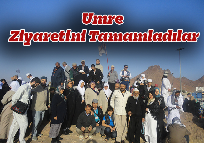 Umre Ziyaretini Tamamladılar