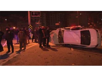 Polisten kaçan araç 15 metreden aşağı düştü