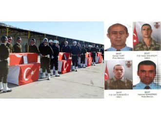 Türkiye şehitlerine ağlıyor