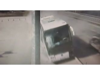 Dehşet anları kameraya yansıdı