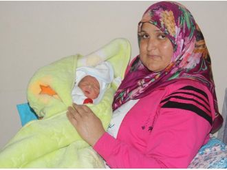 Şehit çocuğuna şehidin adı verildi