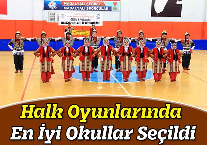 Halk Oyunlarında En İyi Okullar Seçildi