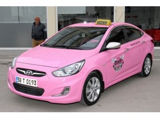 Bu taksi kadınlara özel...