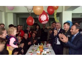 Şehidin minik emanetine doğum günü sürprizi