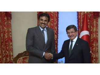 Davutoğlu Katar Emiri’yle bir araya geldi