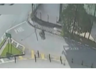 Ölümden saniyelerle kurtuldu