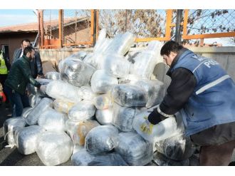 Kargo TIR’ında 750 kilo esrar çıktı