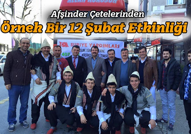 Afşinder Çetelerinden Örnek Bir 12 Şubat Etkinliği