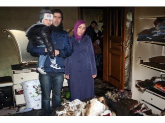 Hırsızlar soydukları yetmezmiş gibi bir de ateşe verdi