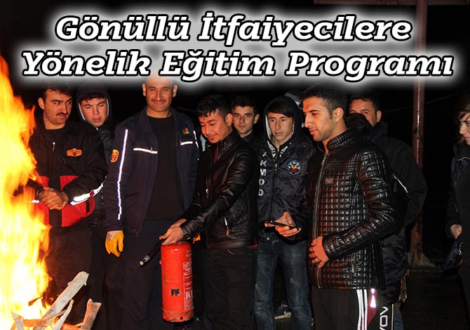 Gönüllü İtfaiyecilere Yönelik Eğitim Programı