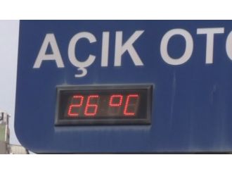 İstanbul’da termometreler 26 dereceyi gösterdi