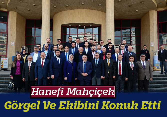 Mahçiçek, Görgel Ve Ekibini Konuk Etti