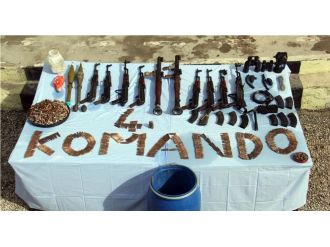 Tunceli’deki operasyonda çok sayıda mühimmat ele geçirildi