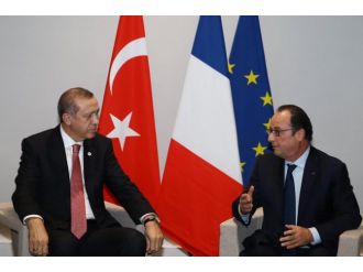Erdoğan Hollande’la görüştü