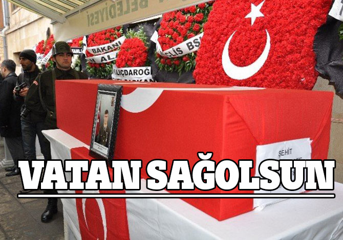 Kahramanmaraş Şehidini Uğurladı