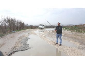 Ana yolda oltalı protesto