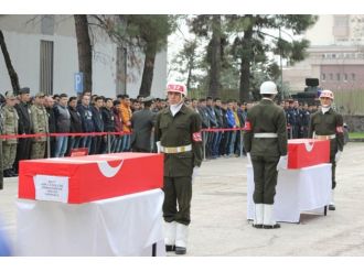 Sur şehitleri memleketlerine uğurlandı