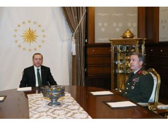 Erdoğan, Orgeneral Akar’ı kabul etti