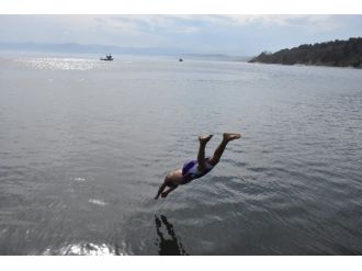 Şubat ayında deniz keyfi