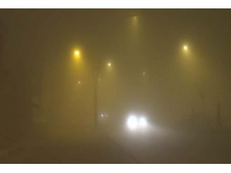 Sis ulaşımı olumsuz etkiledi