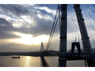 Yavuz Sultan Selim Köprüsünde son 9 metre