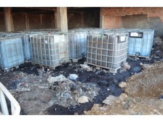 Manisa’da 100 ton kimyasal atık ele geçirildi