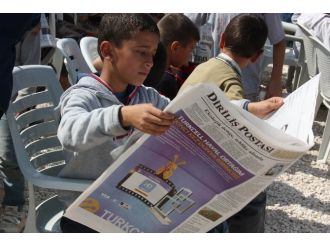 Birinci yılı Suriyeli çocuklarla kutladılar