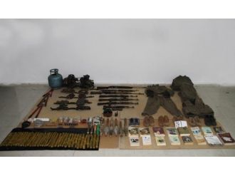 Silopi’de çok sayıda silah ve mühimmat ele geçirildi