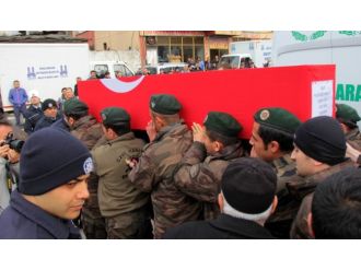 Şehit polis son yolculuğuna uğurlandı