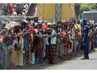Erdoğan’a Gine’de yoğun ilgi