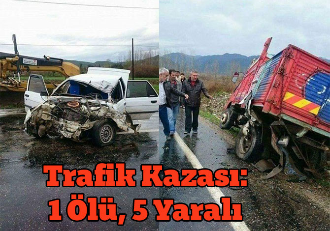 Kahramanmaraş’ta Trafik Kazası: 1 Ölü, 5 Yaralı