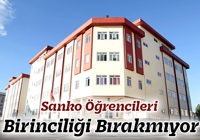 Sanko Öğrencileri Birinciliği Bırakmıyor