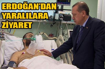 Başbakan yaralıları ziyaret etti