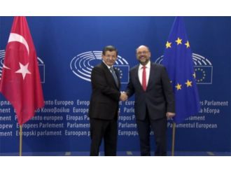 Davutoğlu AP Başkanı’yla görüşüyor