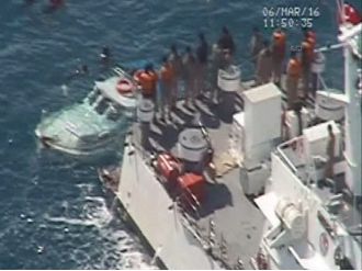 Didim’deki göçmen faciası helikopter kamerasında