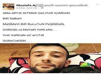 Ardında bu notu bırakıp intihar etti