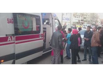 Kafasına kebap şişi saplandı