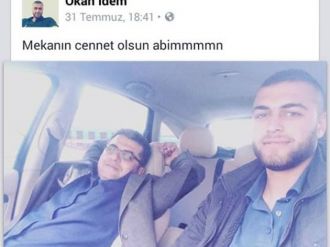 Öldürdükten sonra "mekanın cennet olsun abim" yazdı