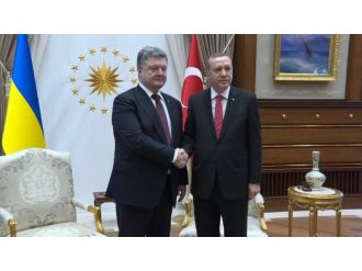 Ukrayna Devlet Başkanı ile görüştü