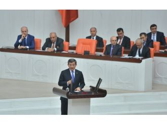 Davutoğlu teşekkür konuşma yaptı