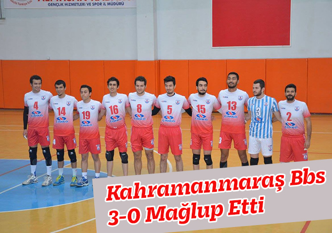 Kahramanmaraş Bbs 3-0 Tvf Spor Lisesi