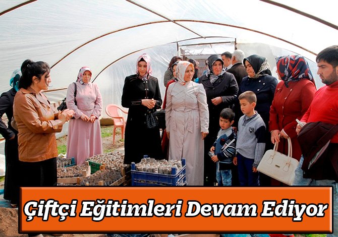 Çiftçi Eğitimleri Devam Ediyor