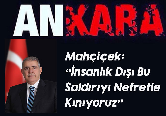 Mahçiçek: “İnsanlık Dışı Bu Saldırıyı Nefretle Kınıyoruz”