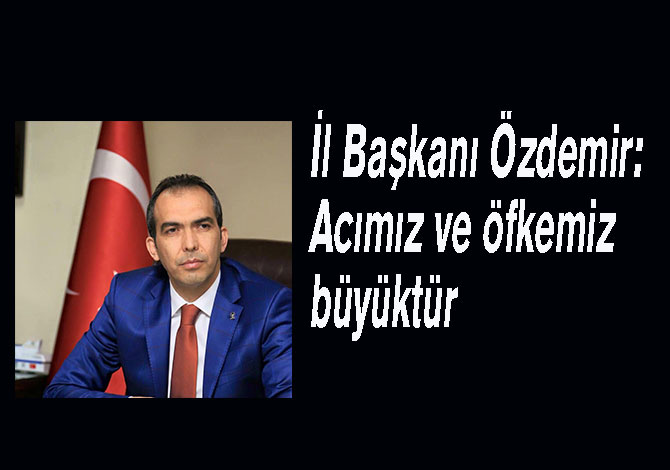 Özdemir: Acımız ve öfkemiz büyüktür