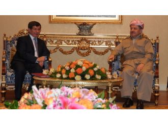 Davutoğlu Barzani’yle görüştü